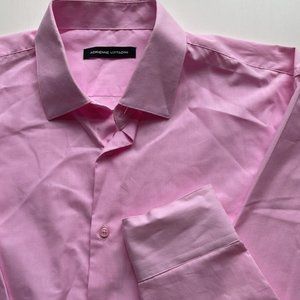Adrienne Vittadini Men's button down shirt size L 16-16.5. 32/33.